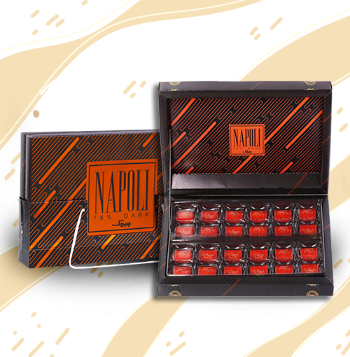 شکلات کادوئی ناپلی دارک